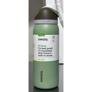 OWALA‎ COLOR DROP FreeSip 32oz Stainless Steel Water Bottle, FRANKIE